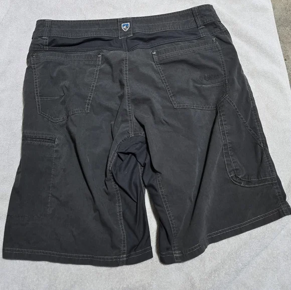Kuhl Shorts Men’s Size 36 Gray Radikl quick dry outdoor shirt 10” inseam - Picture 4 of 6